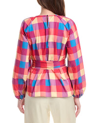MISOOK Misook Tie Waist Blouse