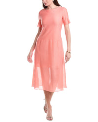 Misook Burnout Knit Mini Dress