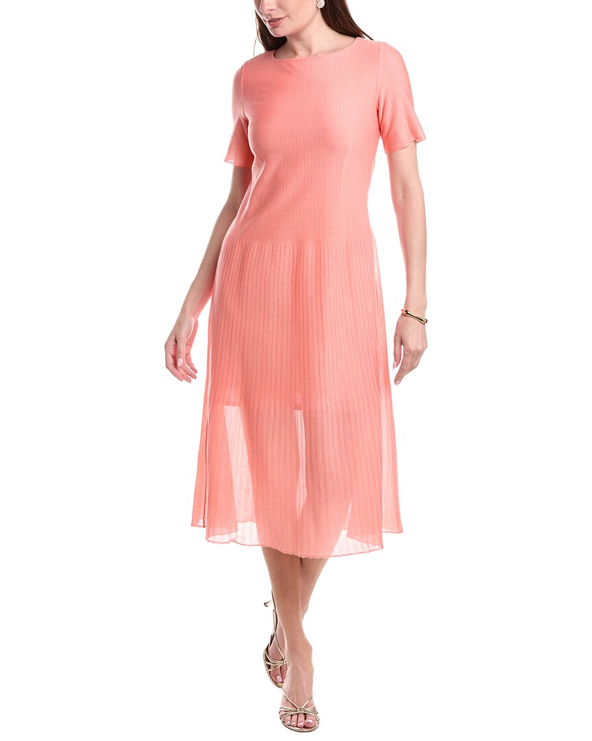 Misook Burnout Knit Mini Dress