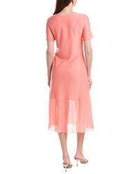 Misook Burnout Knit Mini Dress