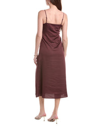 Misook Crepe De Chine Slip Maxi Dress