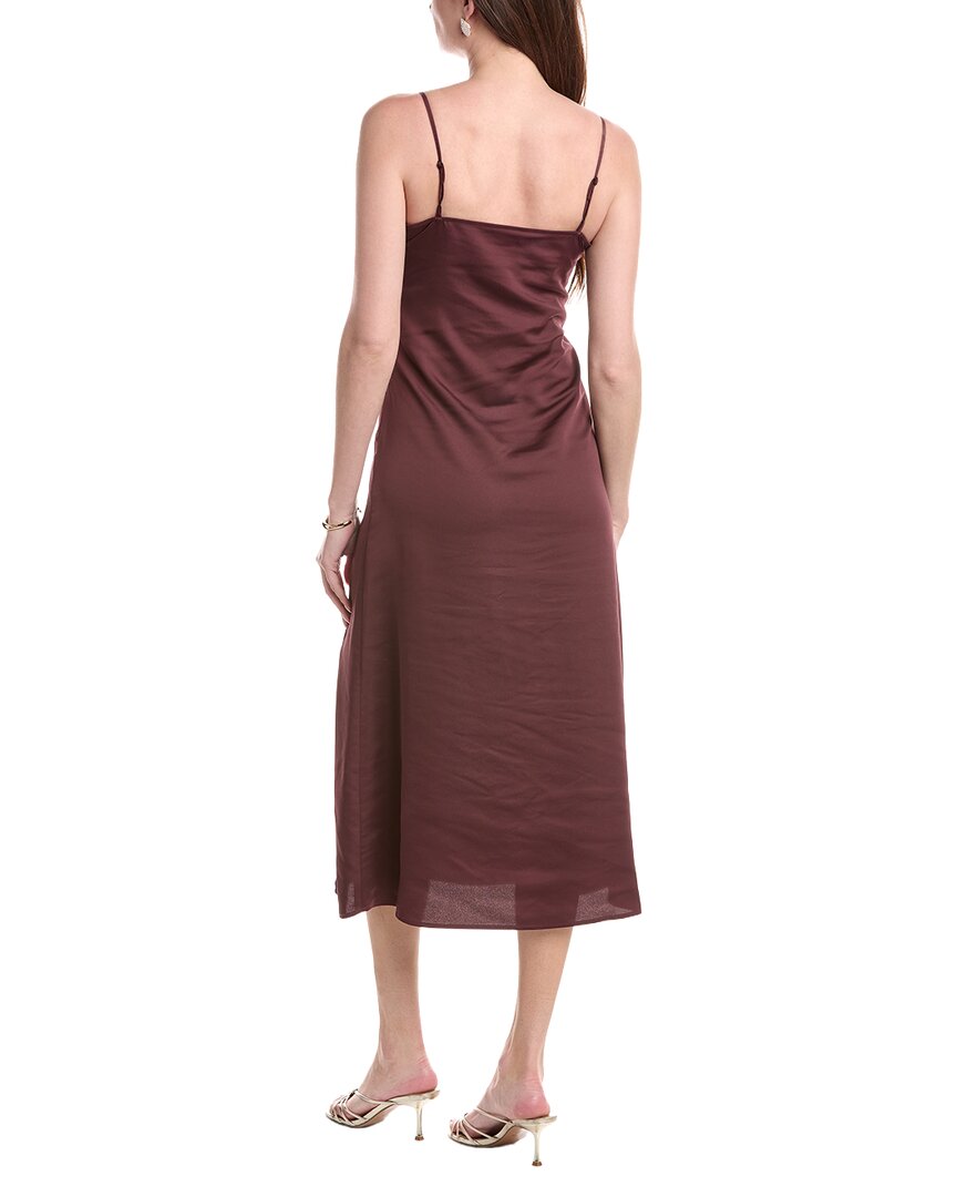 Misook Crepe De Chine Slip Maxi Dress