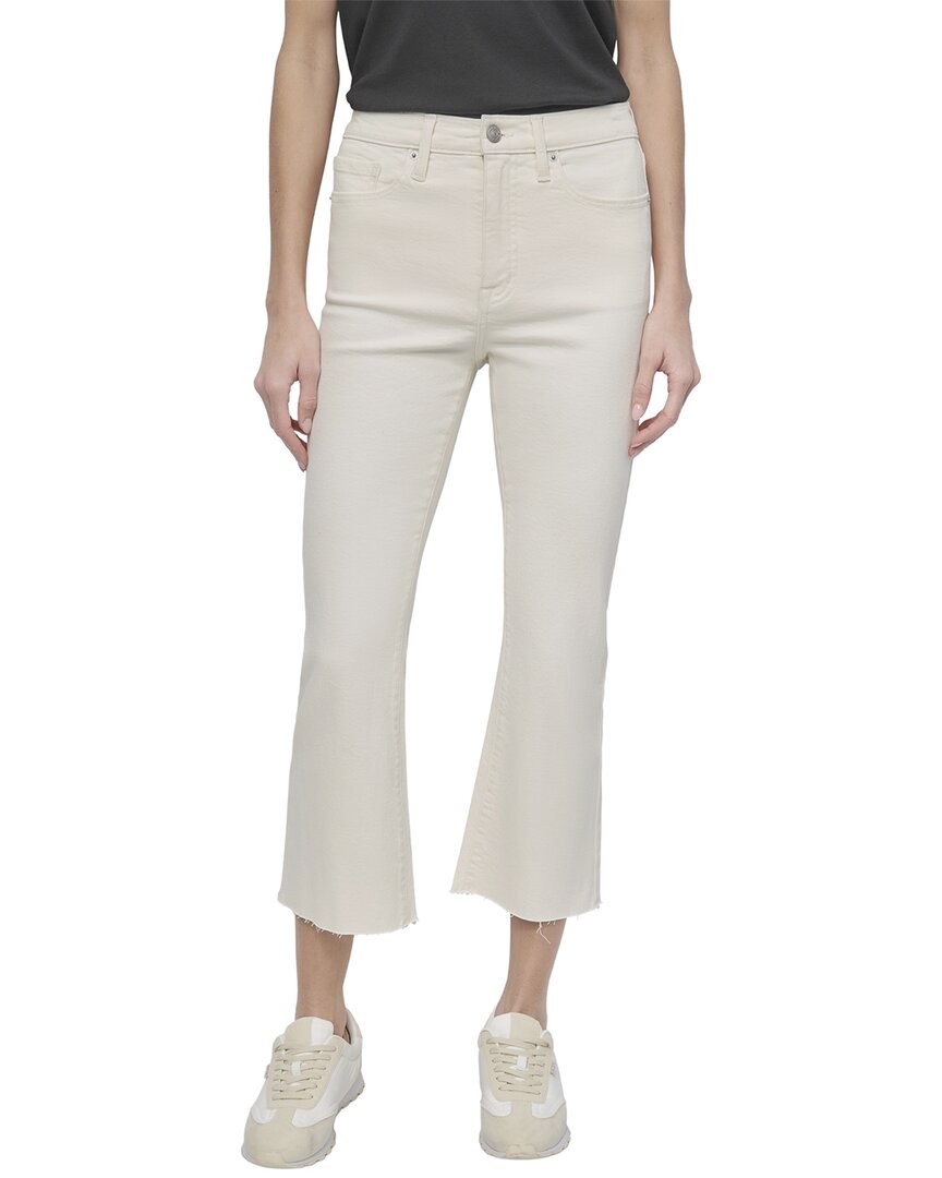 Dkny High Rise Ecru Flare Jean