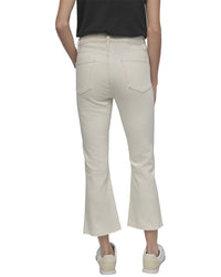 Dkny High Rise Ecru Flare Jean