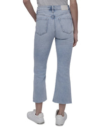 Dkny High Rise Ecru Flare Jean