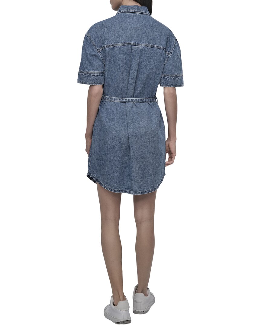 Dkny Self Belted Shirt Utility Dress