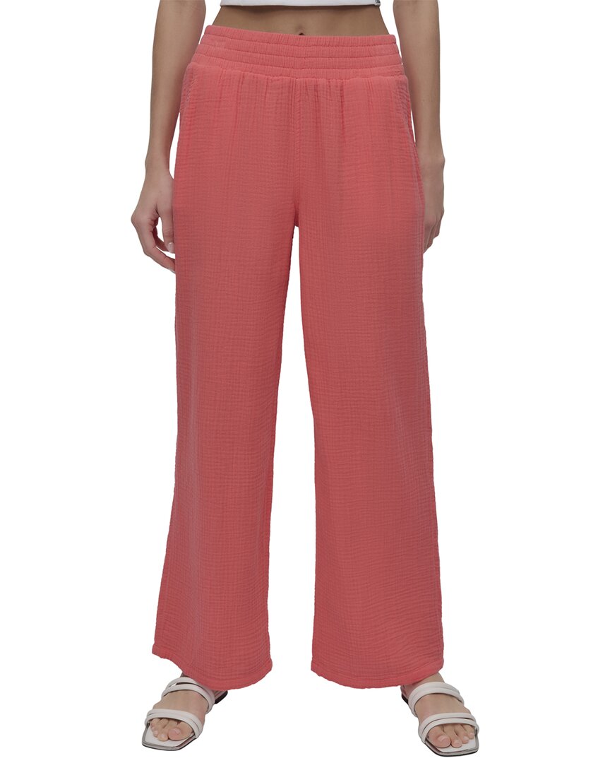Dkny Wide Leg Pleated Pant