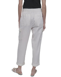 Dkny Midrise Relaxed Cargo Pant With Elasticated Waistband