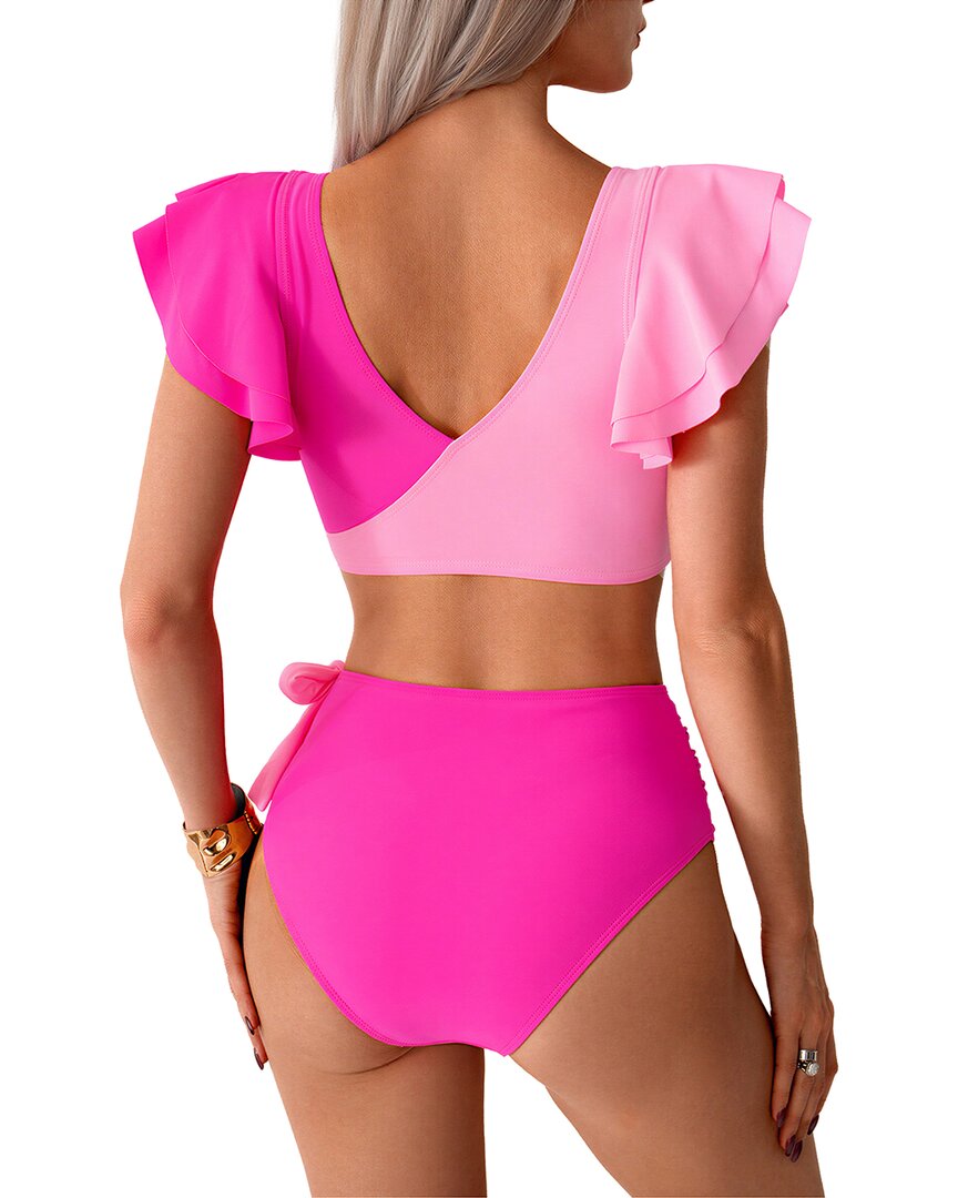 Amanda Royal 2Pc Bra & Swim Bottom Set