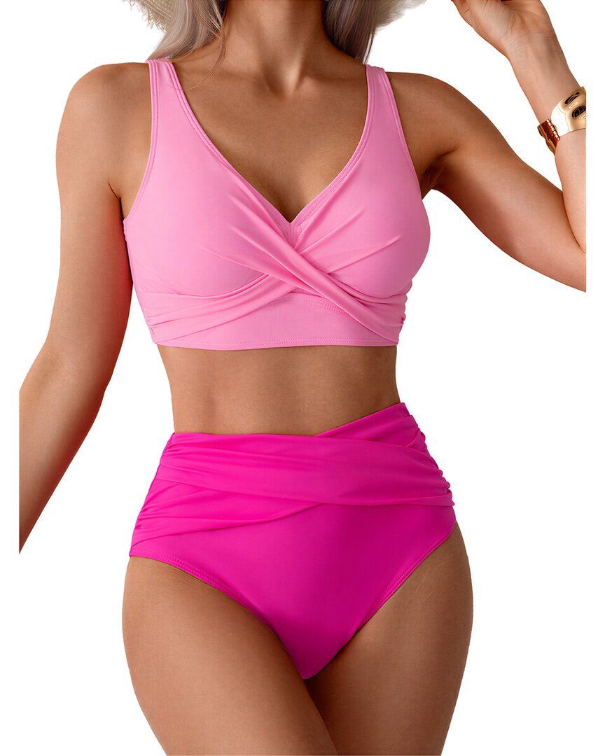 Amanda Royal 2Pc Bra & Swim Bottom Set