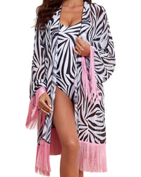 Lily Kim 2Pc Swimsuit & Smock Set