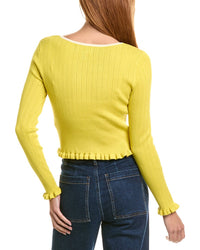 Laundry By Shelli Segal Pointelle Cardigan Sweater