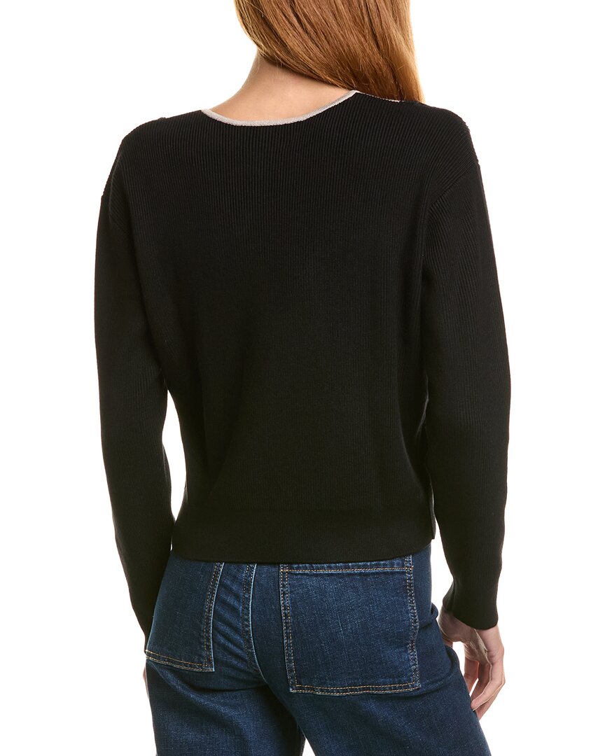 Laundry By Shelli Segal Lace Trim Sweater