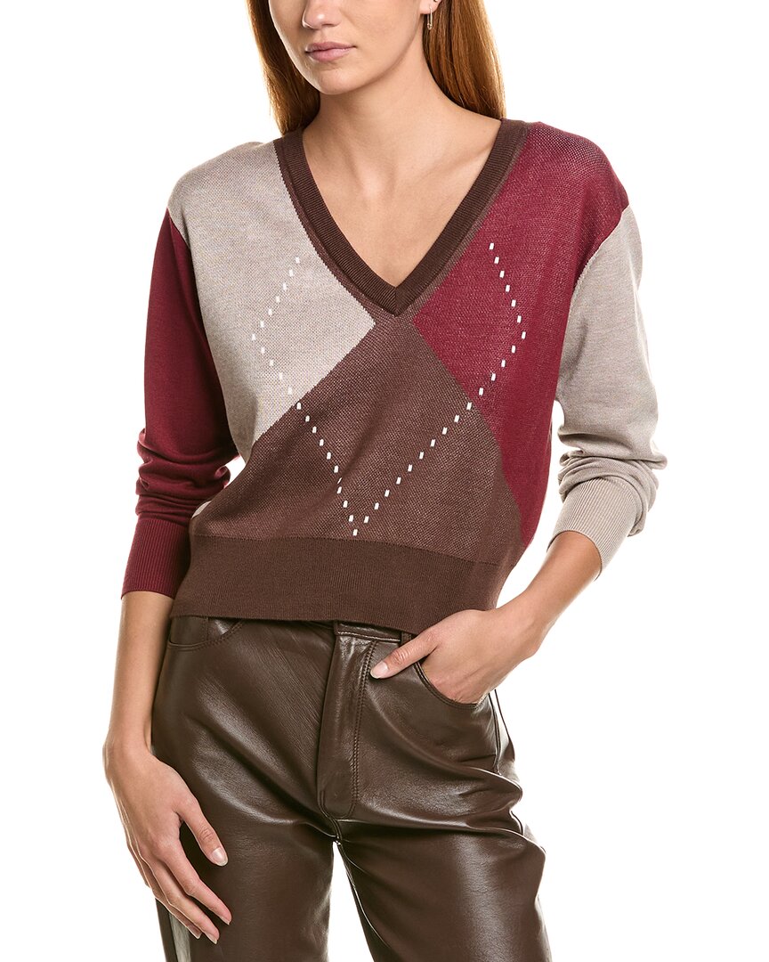 Laundry By Shelli Segal Argyle Sweater