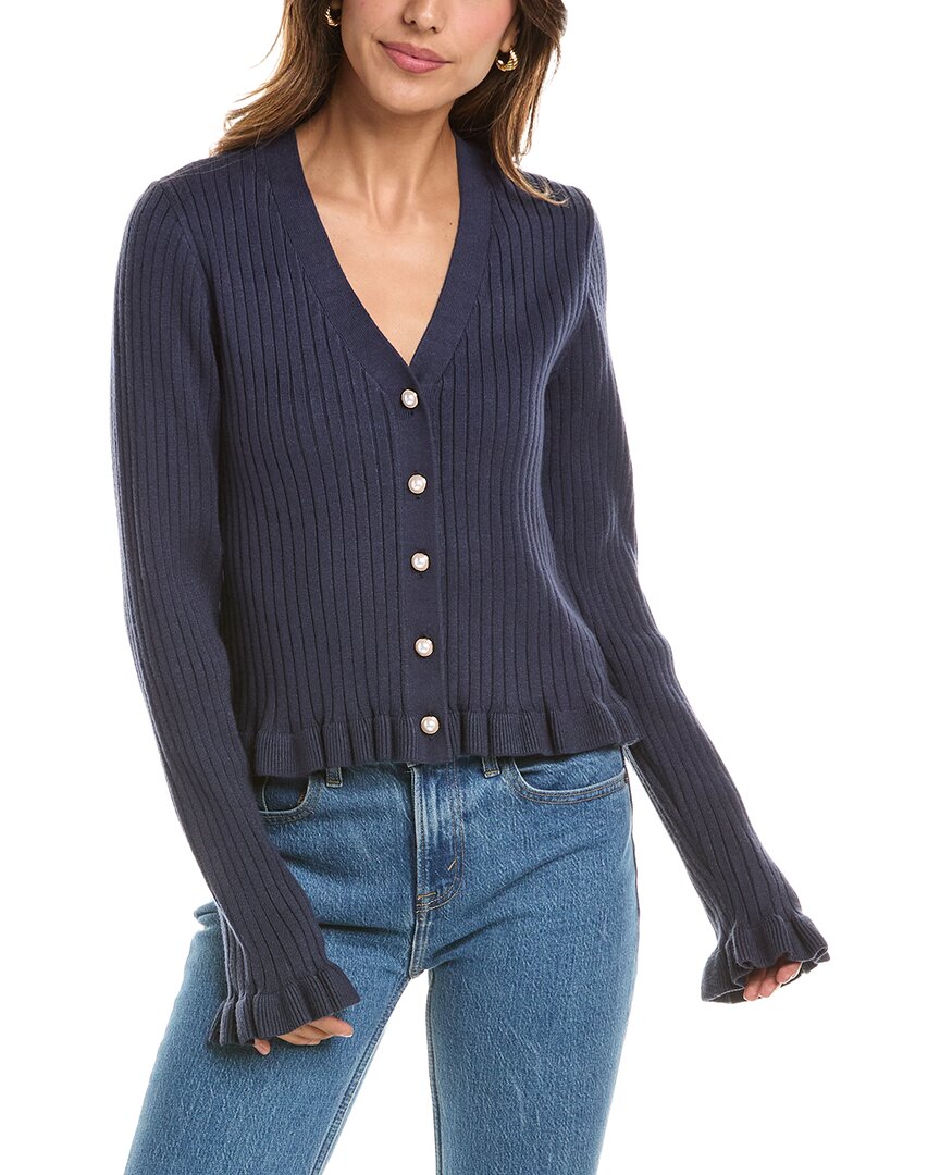 Laundry By Shelli Segal Ruffle Cardigan