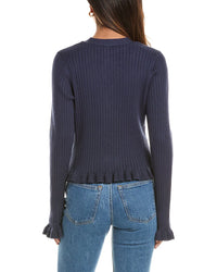 Laundry By Shelli Segal Ruffle Cardigan