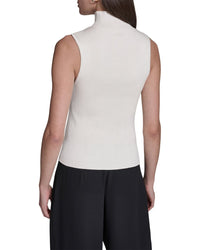 Halston Mock Neck Sweater