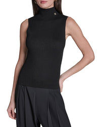 Halston Mock Neck Sweater