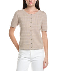 Halston Button Sweater