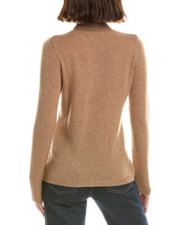 Forte Cashmere Basic Turtleneck 100% Cashmere Pullover
