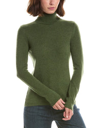 Forte Cashmere Basic Turtleneck 100% Cashmere Pullover