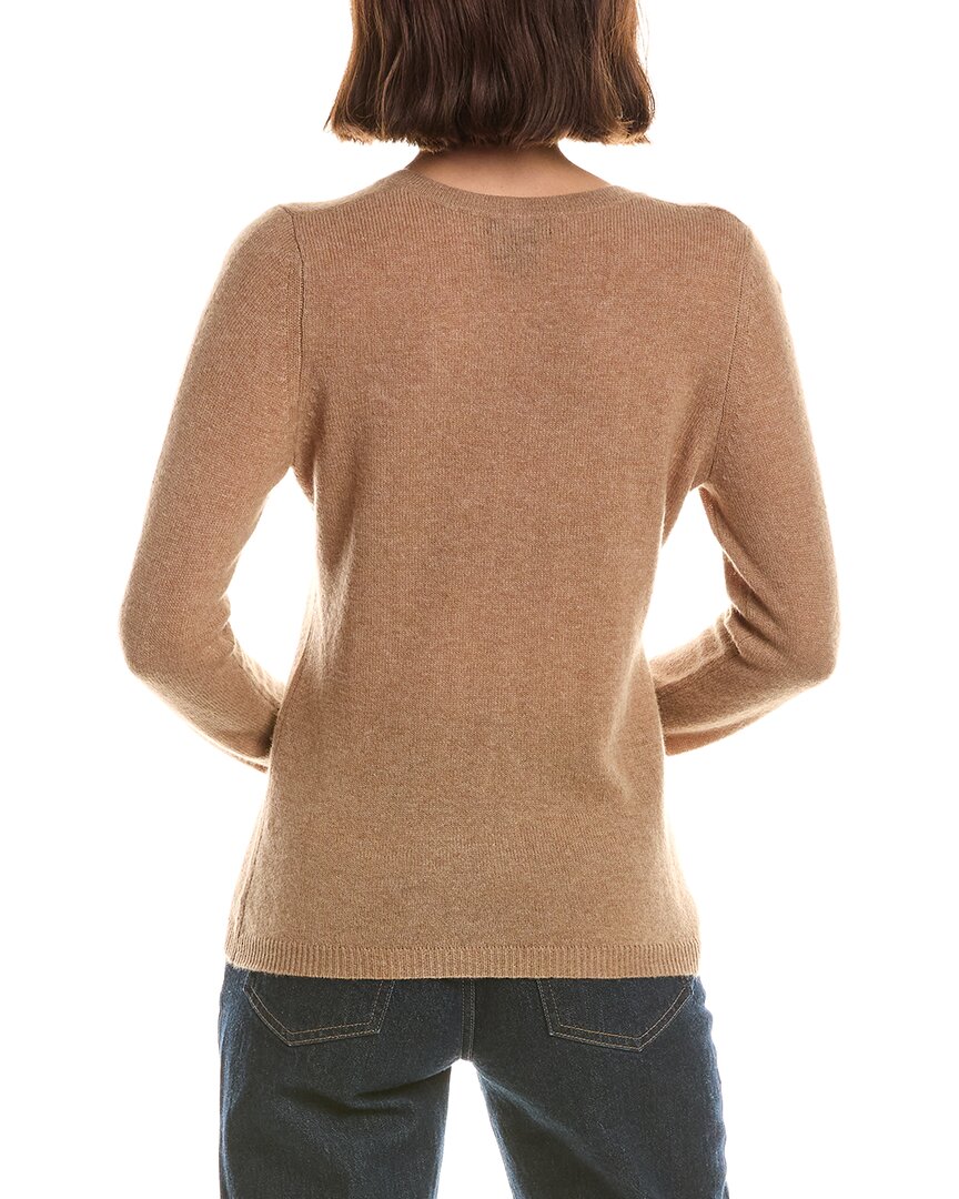 Forte Cashmere Basic V-Neck 100% Cashmere Pullover