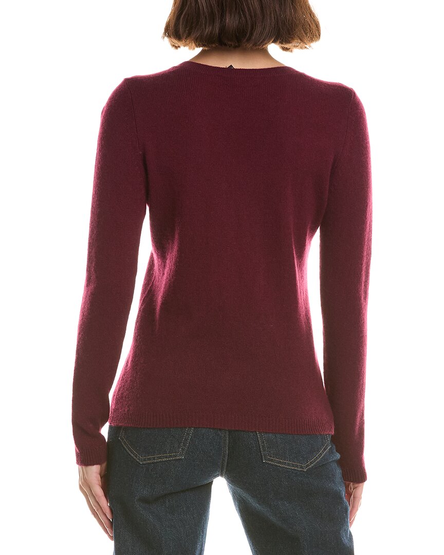 Forte Cashmere Basic V-Neck 100% Cashmere Pullover