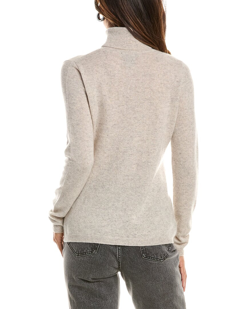 Forte Cashmere Basic Turtleneck 100% Cashmere Pullover