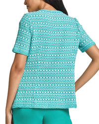 Ming Wang Tailored Fit Multi-Stitch Knit Jacket