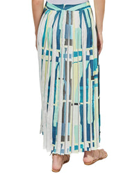Ming Wang Maxi A-Line Skirt