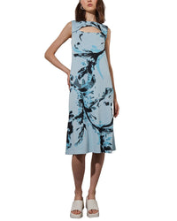 Ming Wang A-Line Abstract Dress
