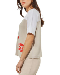 Ming Wang Short Dolman Sleeve Tunic