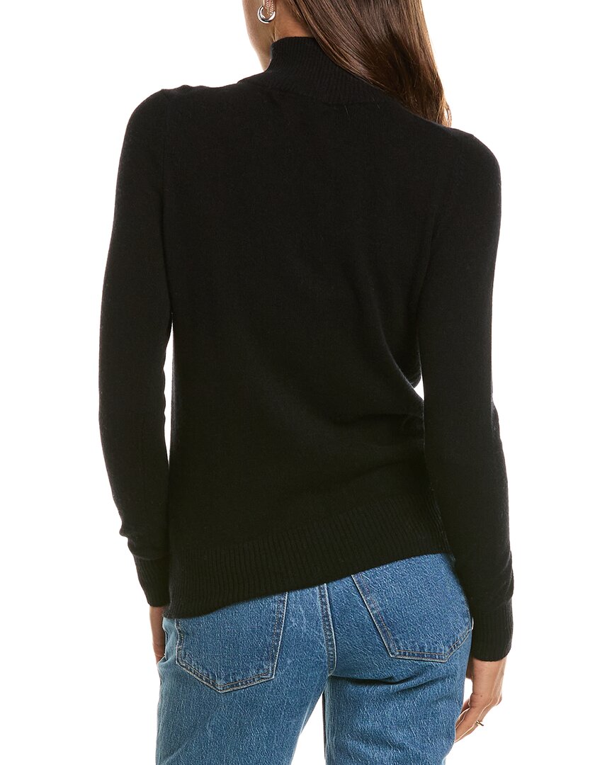 Incashmere Basic Mock Neck 100% Cashmere Sweater