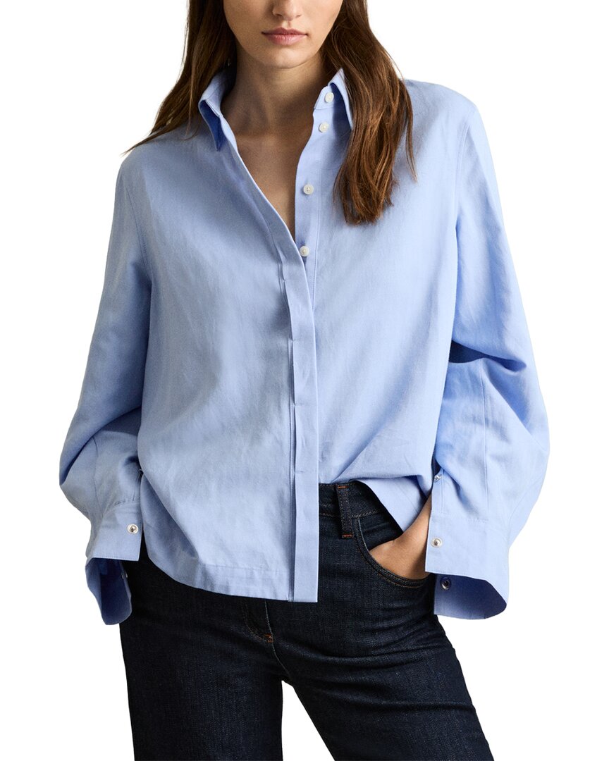 Reiss Reiss Ali Linen-Blend Shirt