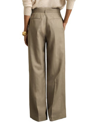 Reiss Clara Wide Leg Wool Trouser