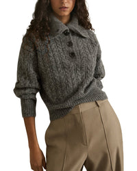Reiss Etta Knit Mohair-Blend Jumper