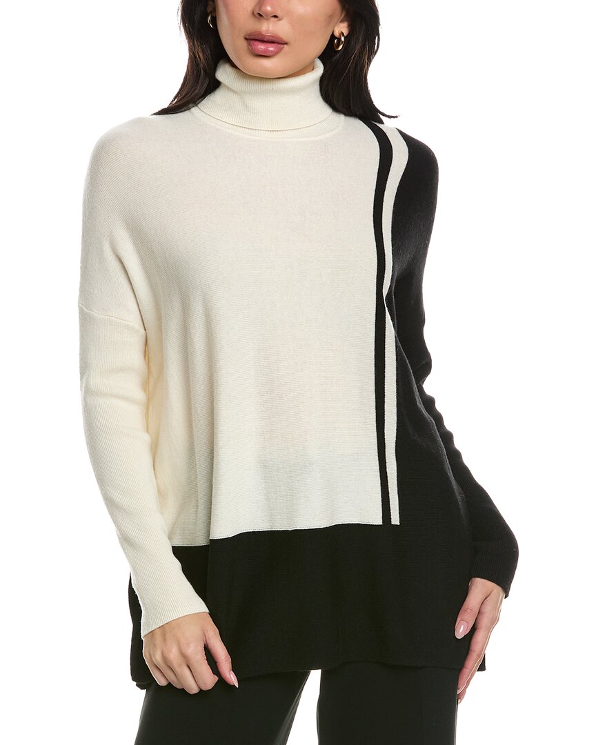 Reiss Reiss Celia Color Block Roll Neck Wool-Blend Sweater