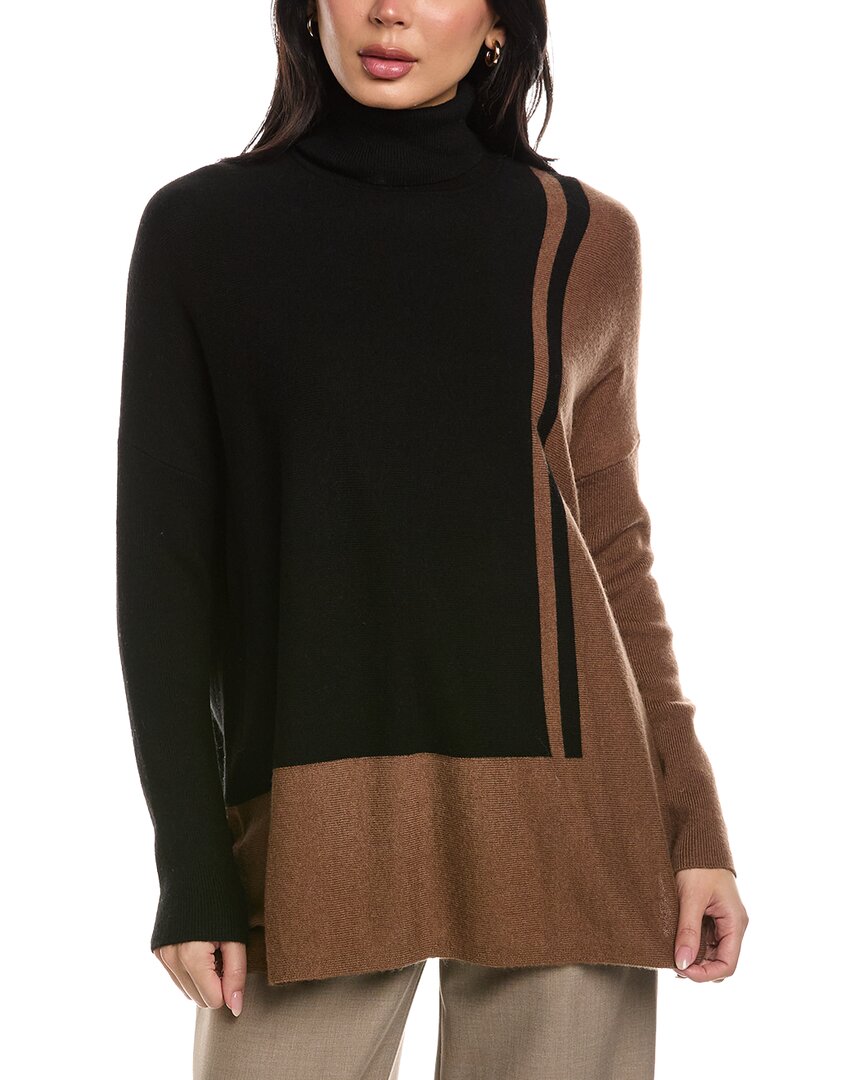 Reiss Reiss Celia Color Block Roll Neck Wool-Blend Sweater