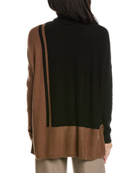 Reiss Reiss Celia Color Block Roll Neck Wool-Blend Sweater