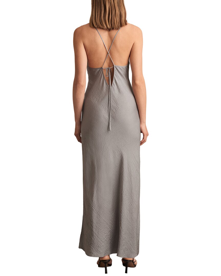 Reiss Vesper Satin Midi Dress