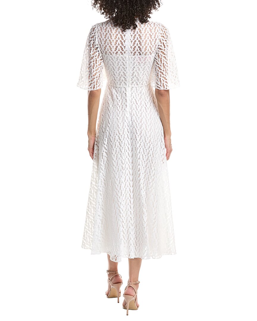 Valentino Embroidered Lace Midi Dress