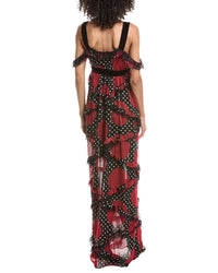 Valentino Printed Silk Gown