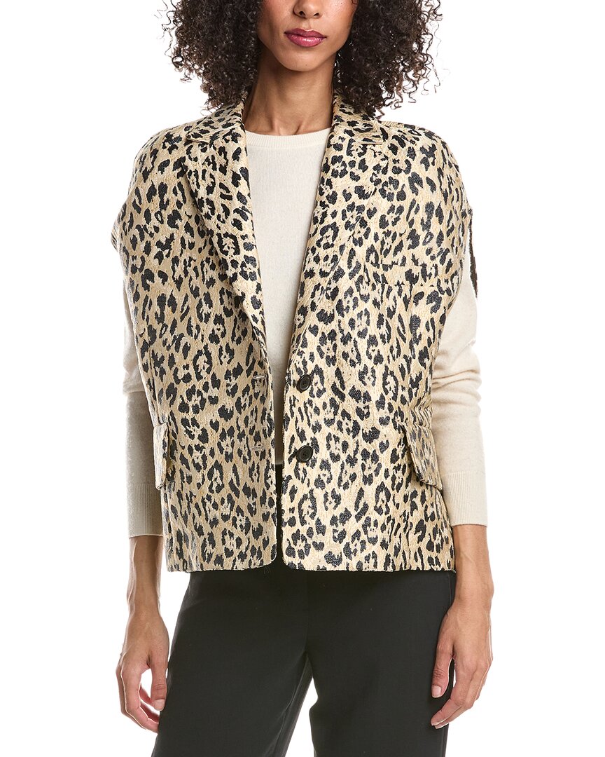 Valentino Silk-Blend Printed Gilet