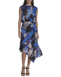 Dkny Midi Asymmetrical Dress