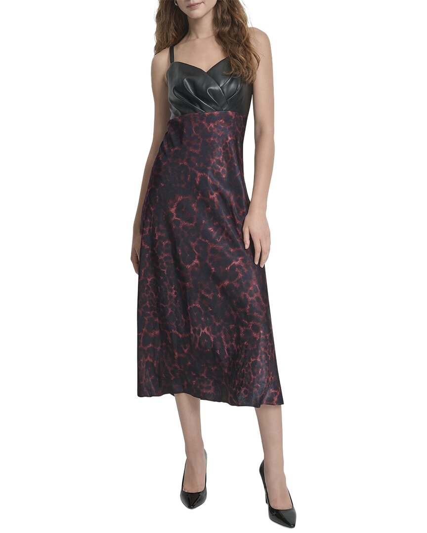 Dkny Cheetah Midi Dress