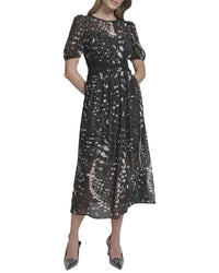 Dkny Fit & Flare Dress