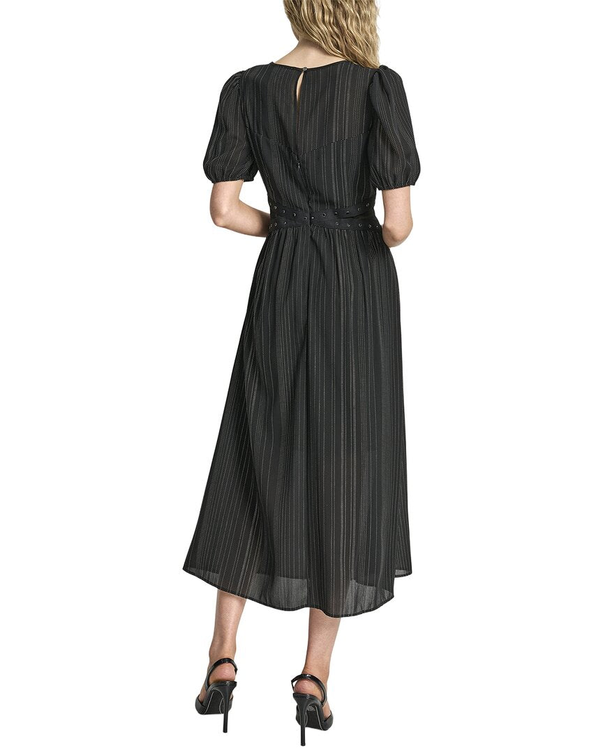Dkny Plisse Midi Dress