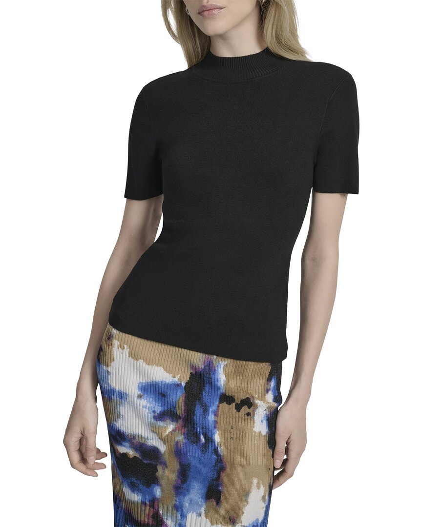 Dkny Mock Neck Top