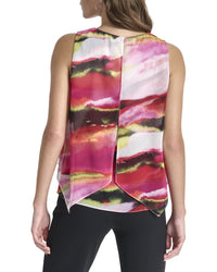 Dkny V-Neck Sleeveless Top