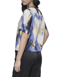 Dkny Print Crewneck Top